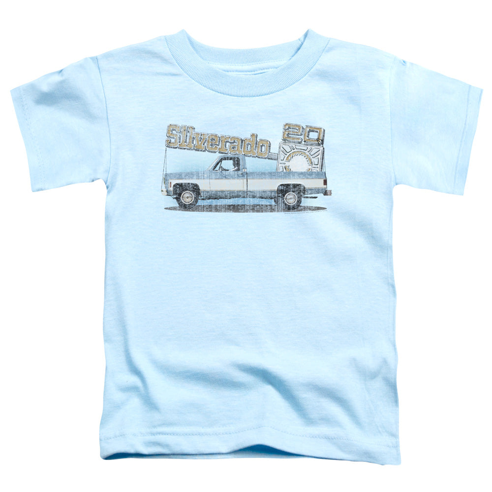 CHEVROLET/OLD SILVERADO SKETCH - S/S TODDLER TEE - LIGHT BLUE