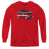 CHEVROLET/65 CORVAIR MONA SPYDA COUPE - YOUTH LONG SLEEVE TEE - RED