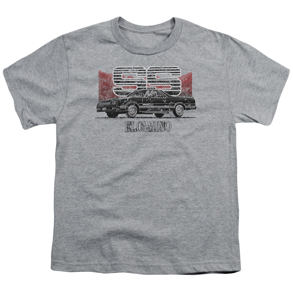 CHEVROLET/EL CAMINO SS MOUNTAINS - S/S YOUTH 18/1 - ATHLETIC HEATHER