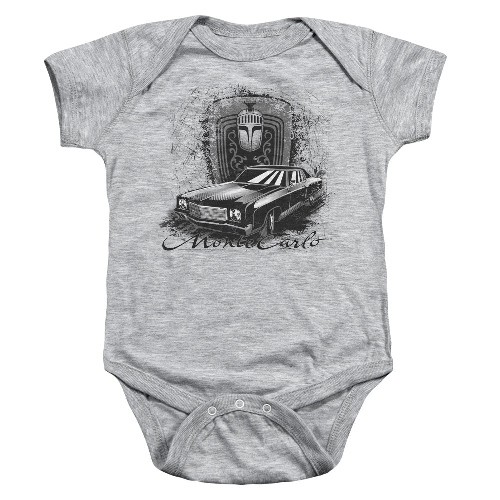 CHEVROLET/MONTE CARLO DRAWING - INFANT SNAPSUIT - ATHLETIC HEATHER