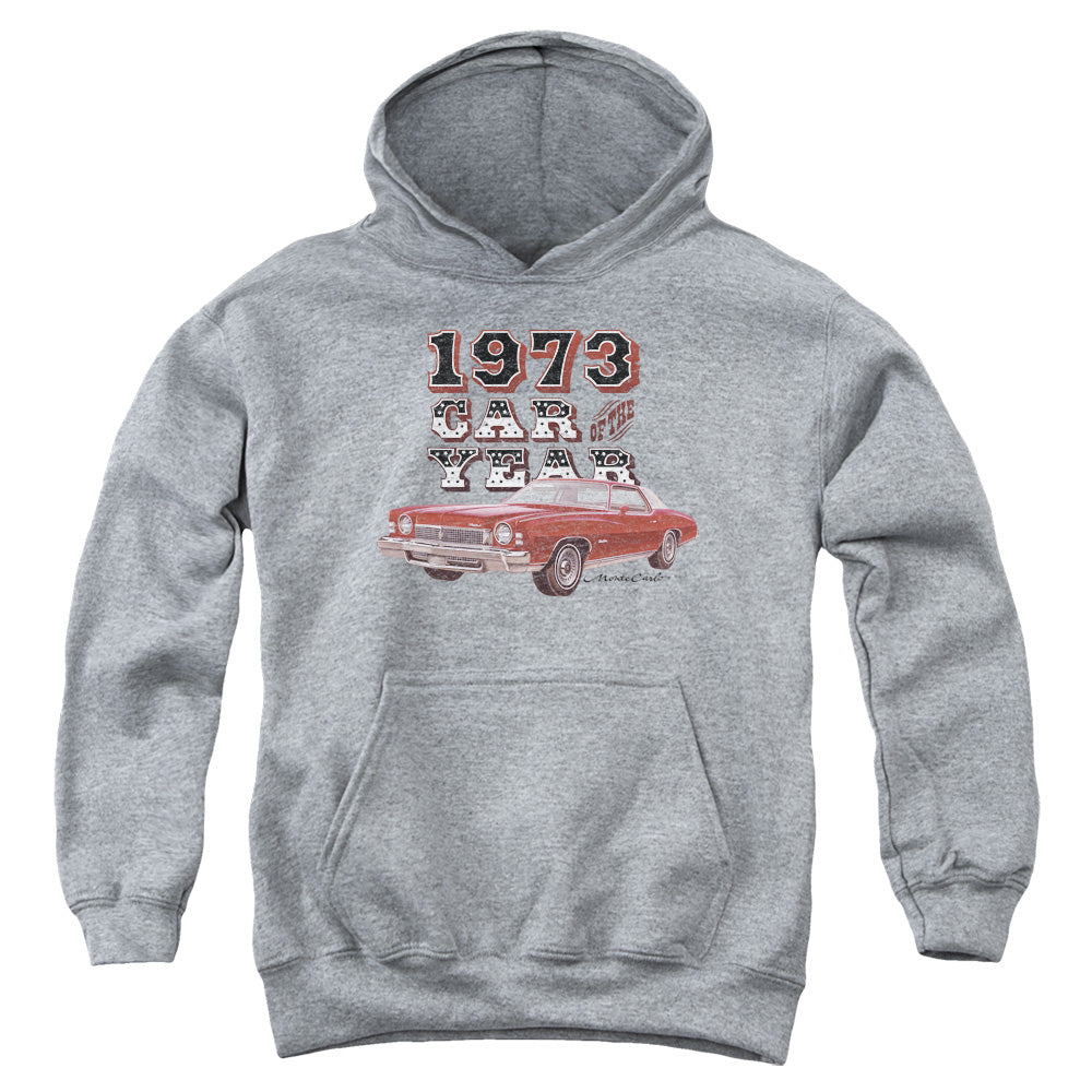 CHEVROLET/CAR OF THE YEAR - YOUTH PULLOVER HOODIE - ATHLETIC HEATHER