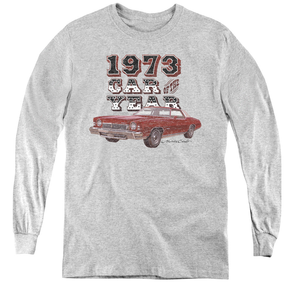 CHEVROLET/CAR OF THE YEAR - YOUTH LONG SLEEVE TEE - ATHLETIC HEATHER
