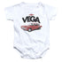 CHEVROLET/ROUGH VEGA - INFANT SNAPSUIT - WHITE