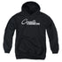 CHEVROLET/CHROME STINGRAY LOGO - YOUTH PULLOVER HOODIE - BLACK