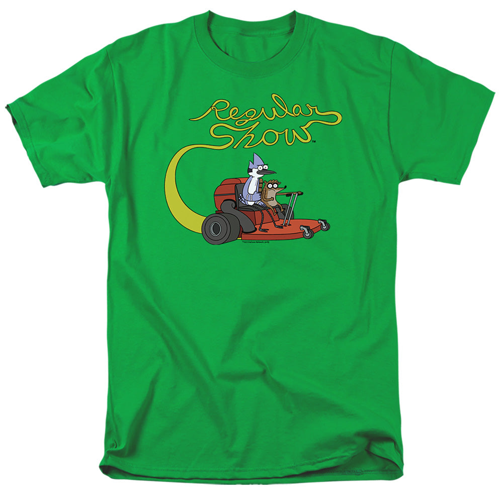REGULAR SHOW/MOWER - S/S ADULT 18/1 - KELLY GREEN