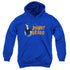 JOHNNY BRAVO/JOHNNY LOGO - YOUTH PULLOVER HOODIE - ROYAL BLUE
