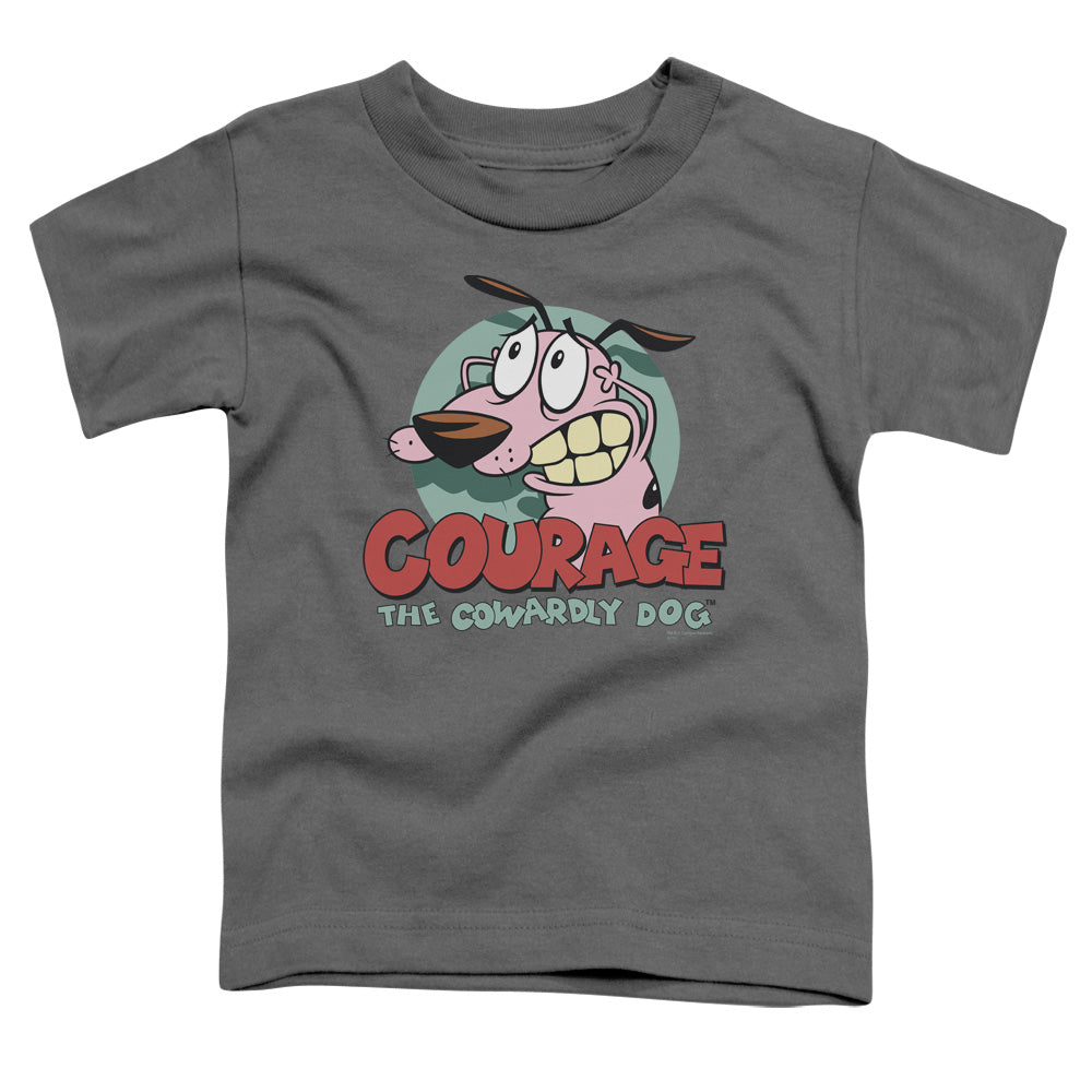 COURAGE THE COWARDLY DOG/COURAGE - S/S TODDLER TEE - CHARCOAL