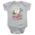 COURAGE THE COWARDLY DOG/SCAREDY DOG - INFANT SNAPSUIT - ATHLETIC HEATHER