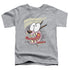 COURAGE THE COWARDLY DOG/SCAREDY DOG - S/S TODDLER TEE - ATHLETIC HEATHER