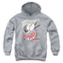 COURAGE THE COWARDLY DOG/SCAREDY DOG - YOUTH PULLOVER HOODIE - ATHLETIC HEATHER