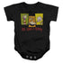 ED EDD EDDY/3 EDS - INFANT SNAPSUIT - BLACK