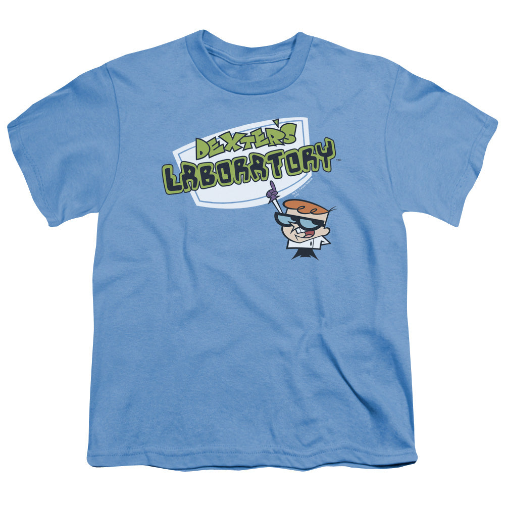 DEXTERS LABORATORY/LOGO - S/S YOUTH 18/1 - CAROLINA BLUE