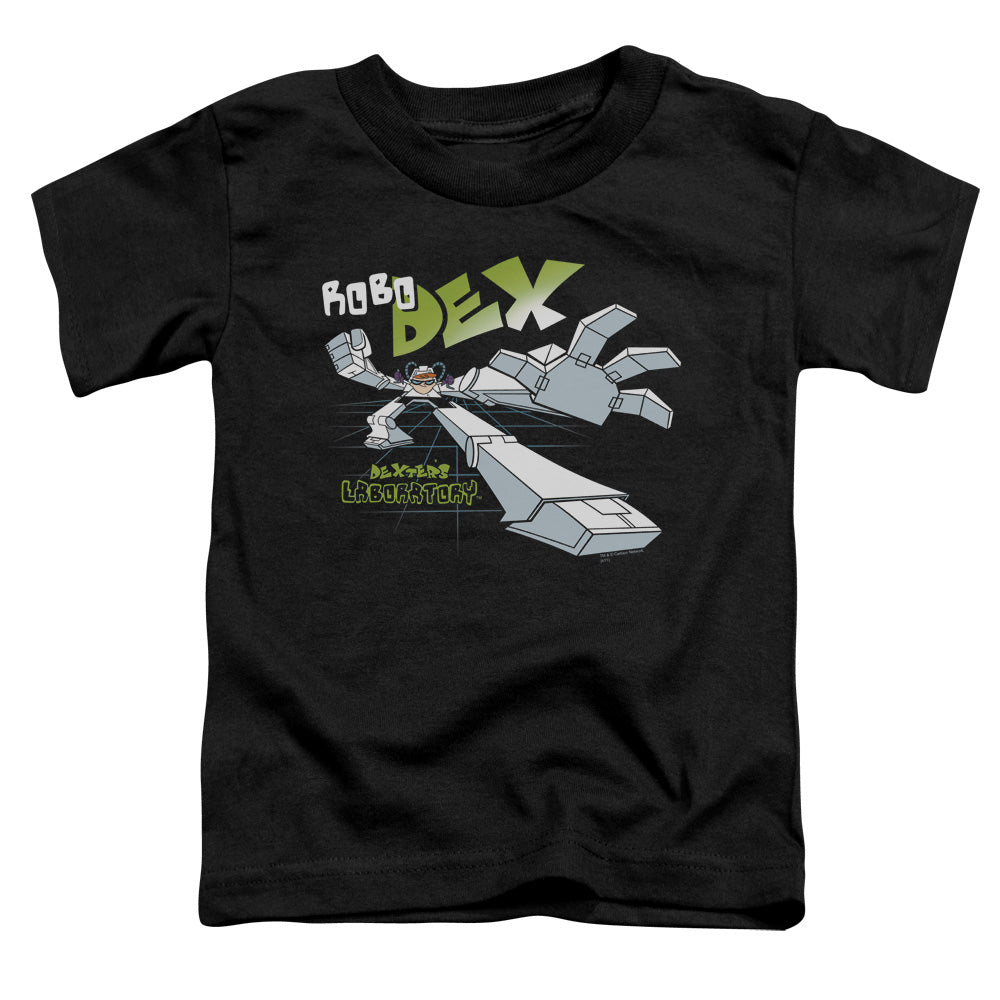 DEXTERS LABORATORY/ROBO DEX - S/S TODDLER TEE - BLACK
