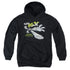 DEXTERS LABORATORY/ROBO DEX - YOUTH PULLOVER HOODIE - BLACK