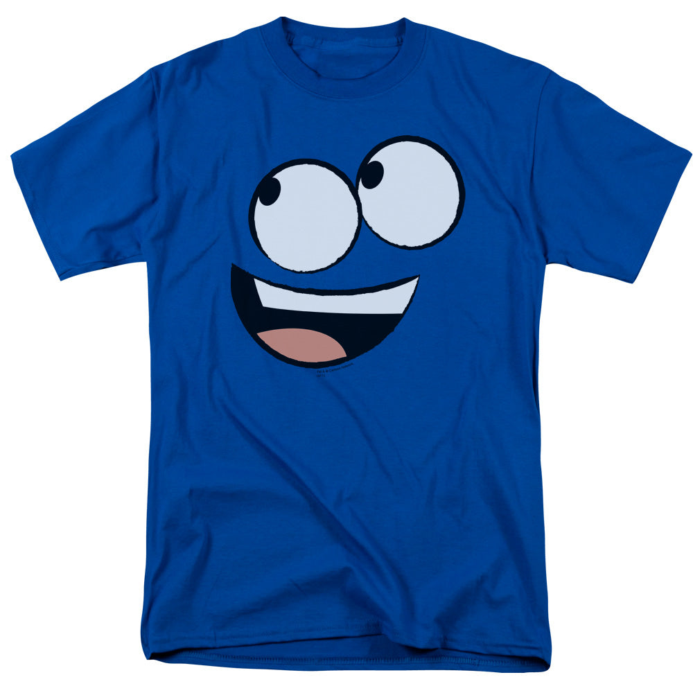 FOSTERS HOME FOR IMAGINARY FRIENDS/BLUE FACE - S/S ADULT 18/1 - ROYAL BLUE