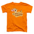COW AND CHICKEN/LOGO - S/S TODDLER TEE - ORANGE