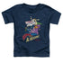 COW AND CHICKEN/SUPER COW - S/S TODDLER TEE - NAVY