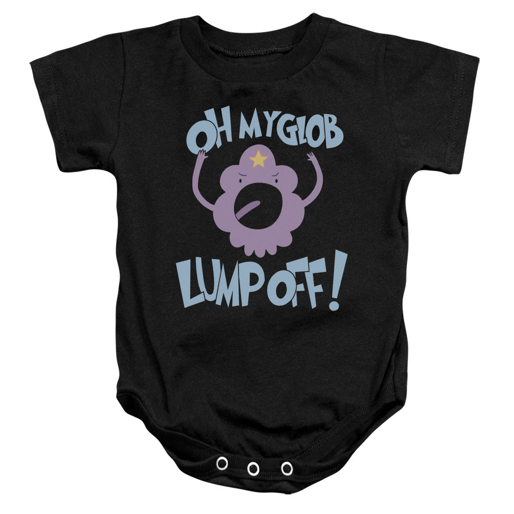 ADVENTURE TIME/LUMP OFF - INFANT SNAPSUIT - BLACK