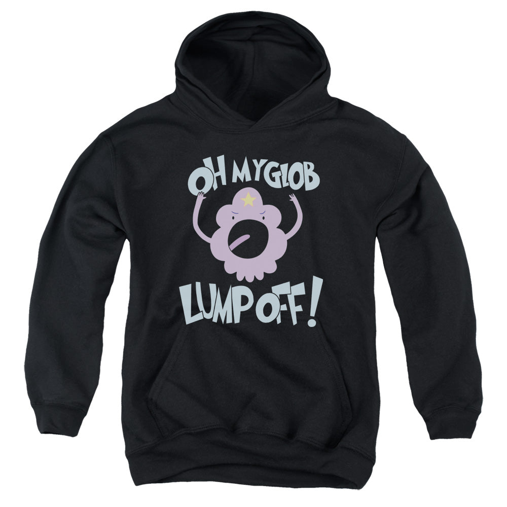 ADVENTURE TIME/LUMP OFF - YOUTH PULLOVER HOODIE - BLACK