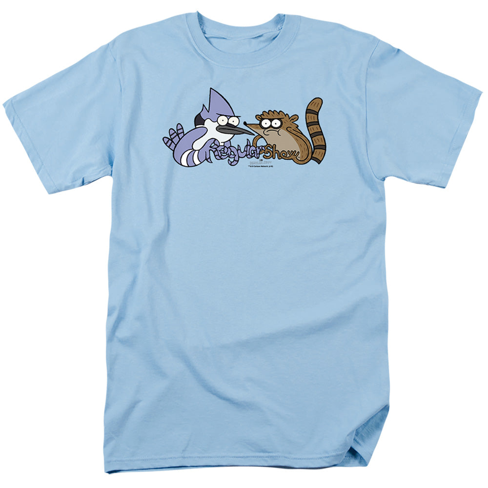 REGULAR SHOW/TATTOO ART - S/S ADULT 18/1 - LIGHT BLUE