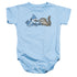 REGULAR SHOW/TATTOO ART - INFANT SNAPSUIT - LIGHT BLUE