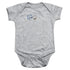 REGULAR SHOW/OOOOH - INFANT SNAPSUIT - ATHLETIC HEATHER