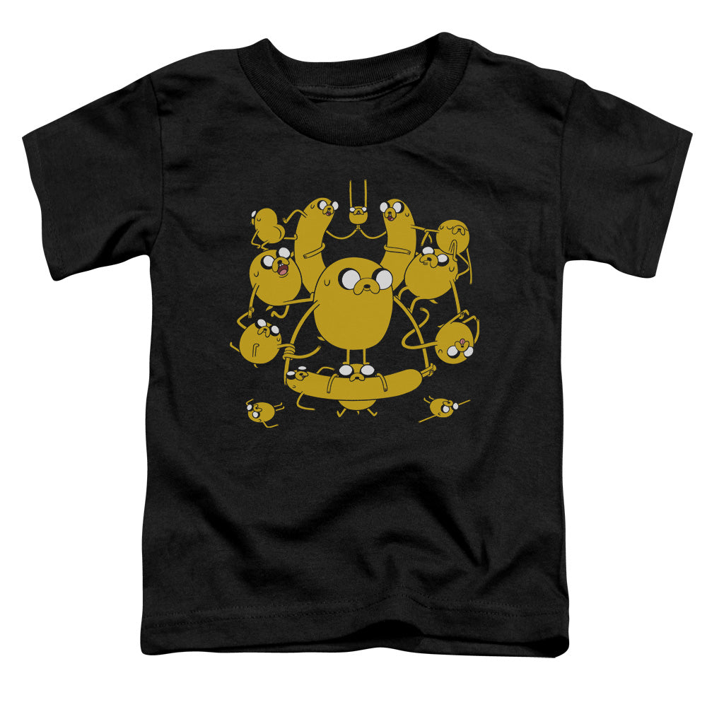 ADVENTURE TIME/JAKES - S/S TODDLER TEE - BLACK