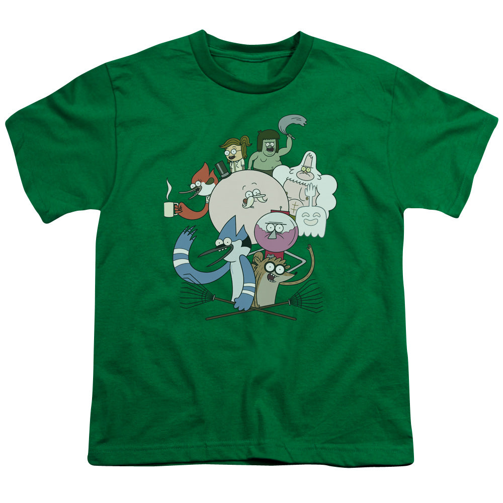 REGULAR SHOW/REGULAR CAST - S/S YOUTH 18/1 - KELLY GREEN
