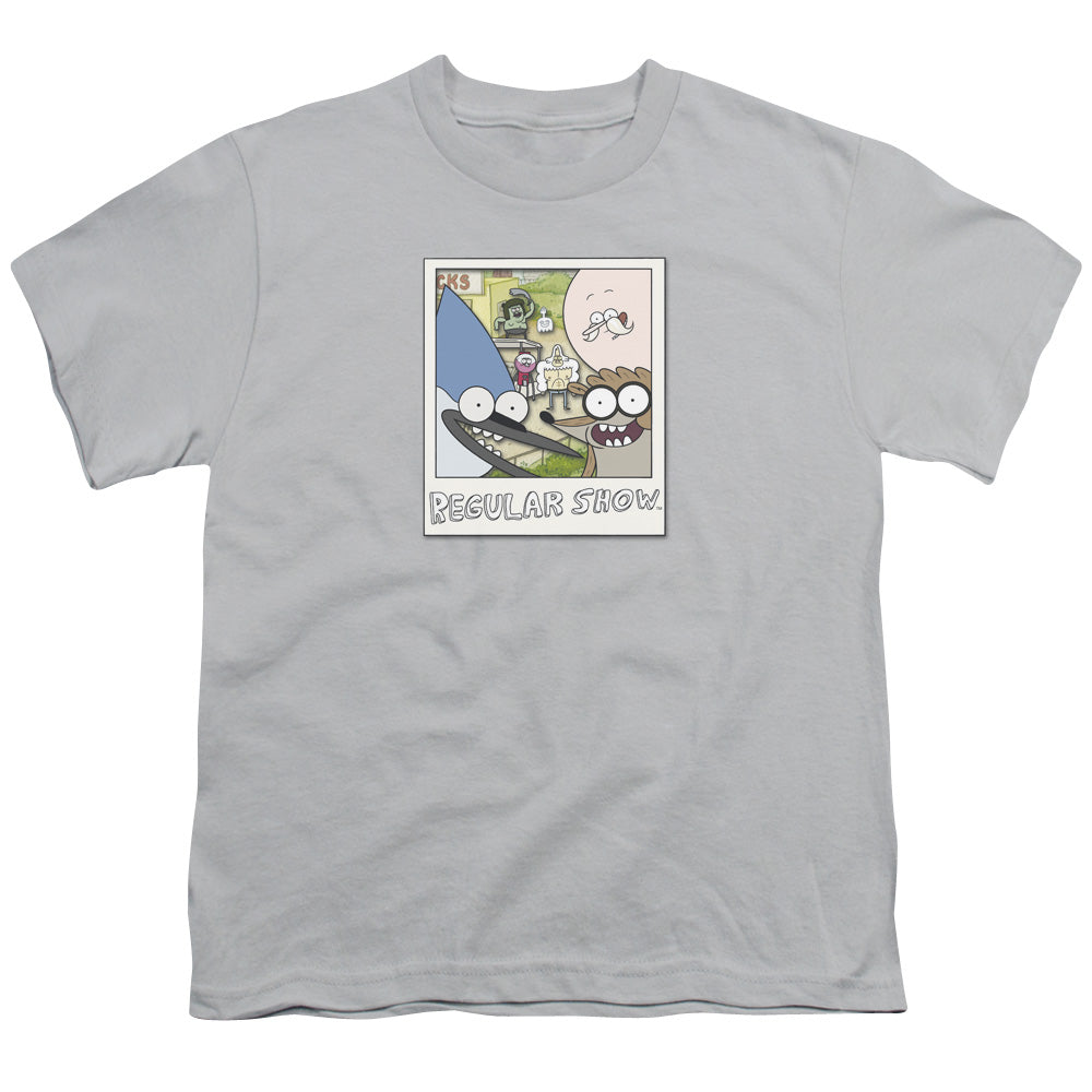 REGULAR SHOW/INSTANT PICTURE - S/S YOUTH 18/1 - SILVER