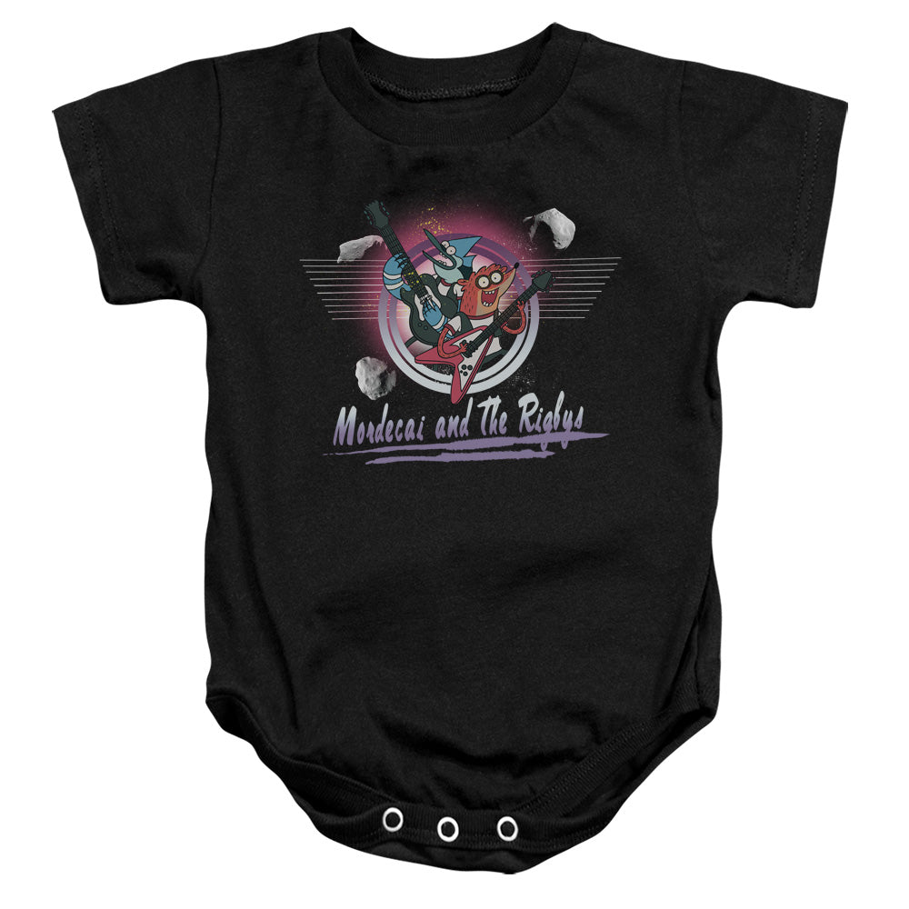 REGULAR SHOW/MORDECAI & THE RIGBYS - INFANT SNAPSUIT - BLACK