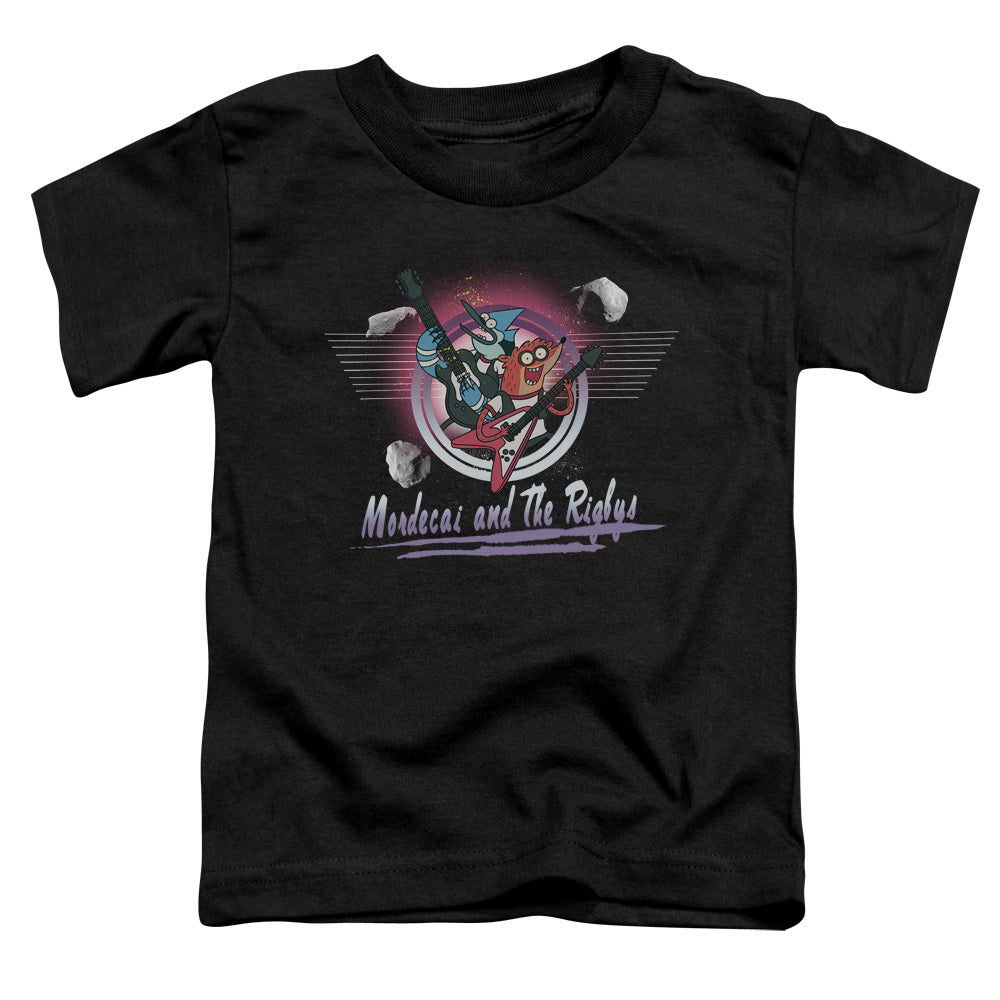REGULAR SHOW/MORDECAI & THE RIGBYS - S/S TODDLER TEE - BLACK