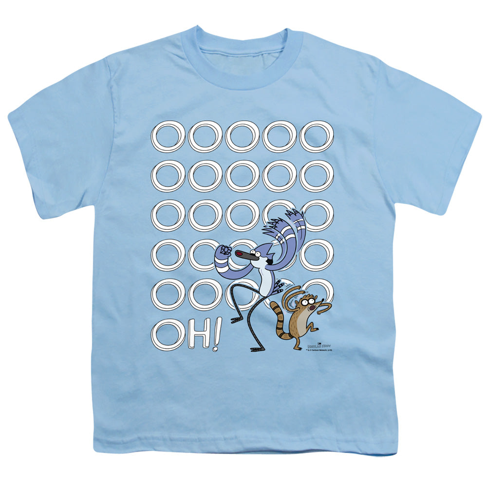REGULAR SHOW/OOOOOH - S/S YOUTH 18/1 - LIGHT BLUE