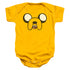 ADVENTURE TIME/JAKE HEAD - INFANT SNAPSUIT - GOLD
