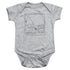 REGULAR SHOW/POLOROID - INFANT SNAPSUIT - ATHLETIC HEATHER