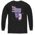 COURAGE THE COWARDLY DOG/WHERE IS EVERYBODY - YOUTH LONG SLEEVE TEE - BLACK
