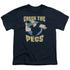 JOHNNY BRAVO/CHECK THE PECTS - S/S YOUTH 18/1 - NAVY