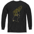 JOHNNY BRAVO/BRAVO HAIR - YOUTH LONG SLEEVE TEE - BLACK
