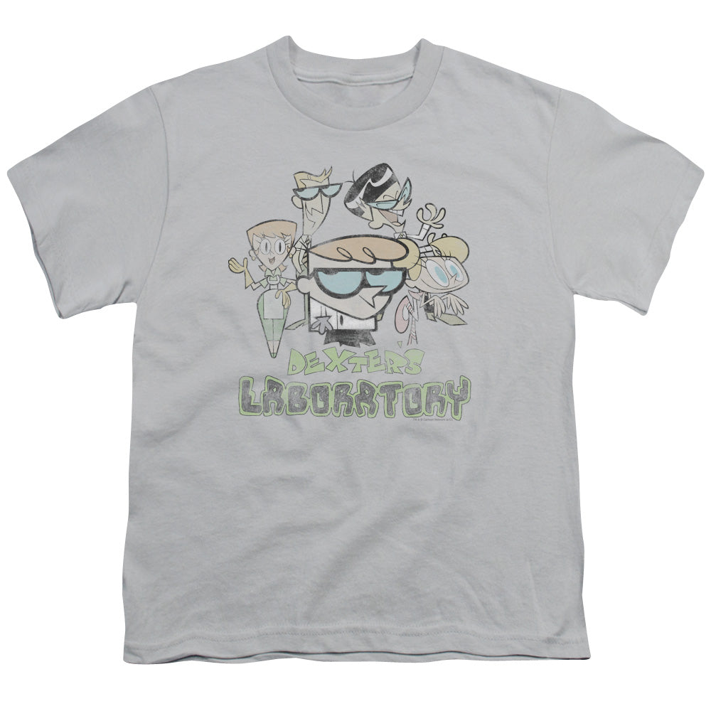 DEXTERS LABORATORY/VINTAGE CAST - S/S YOUTH 18/1 - SILVER