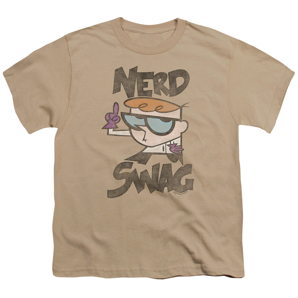 DEXTERS LABORATORY/NERD SWAG - S/S YOUTH 18/1 - SAND