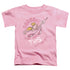 DEXTERS LABORATORY/BUTTON - S/S TODDLER TEE - PINK