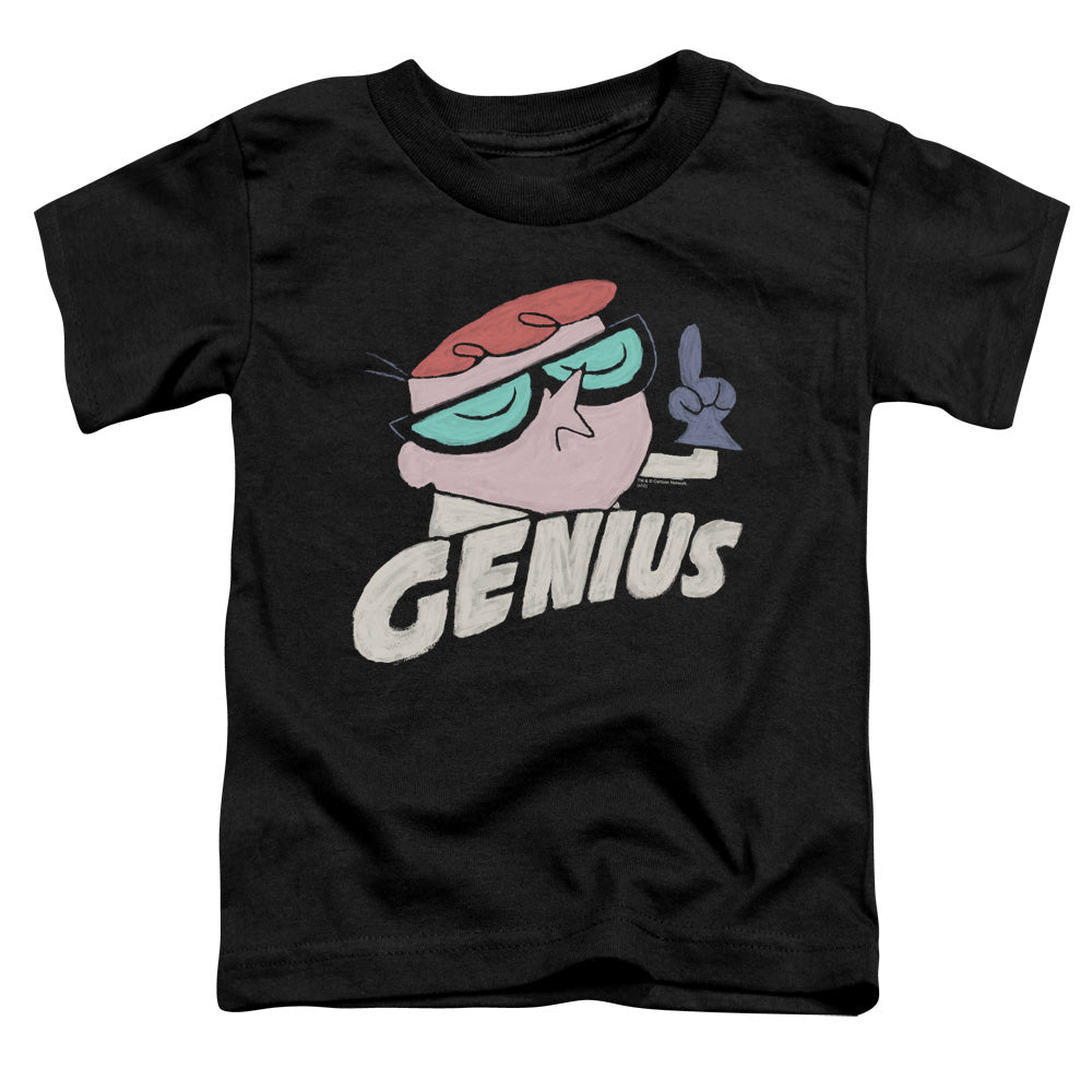 DEXTERS LABORATORY/GENIUS - S/S TODDLER TEE - BLACK