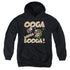 COURAGE THE COWARDLY DOG/OOGA BOOGA BOOGA - YOUTH PULLOVER HOODIE - BLACK