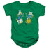 ADVENTURE TIME/MEET UP - INFANT SNAPSUIT - KELLY GREEN