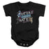 REGULAR SHOW/HATERS GONNA HATE - INFANT SNAPSUIT - BLACK