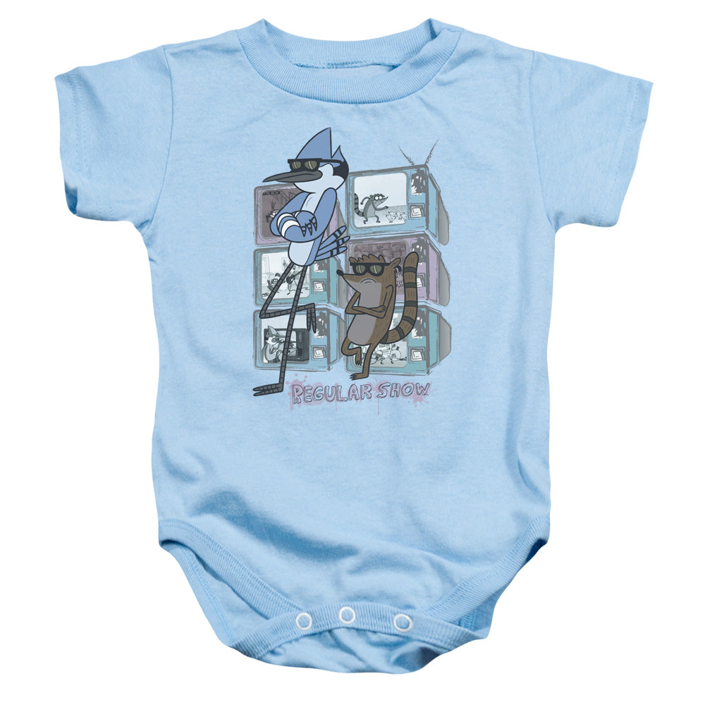 REGULAR SHOW/TV TOO COOL - INFANT SNAPSUIT - LIGHT BLUE