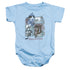 REGULAR SHOW/TV TOO COOL - INFANT SNAPSUIT - LIGHT BLUE