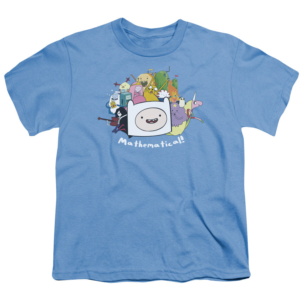 ADVENTURE TIME/MATHEMATICAL - S/S YOUTH 18/1 - CAROLINA BLUE
