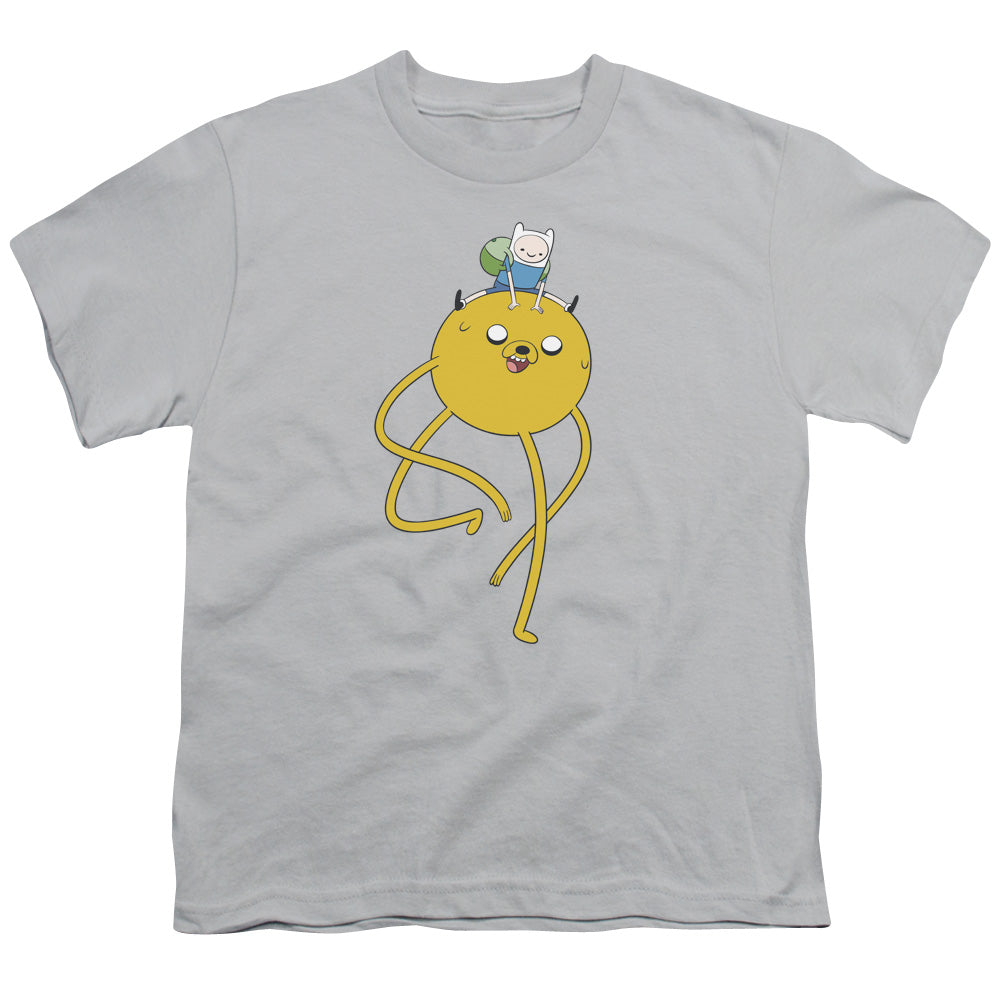 ADVENTURE TIME/JAKE RIDE - S/S YOUTH 18/1 - SILVER
