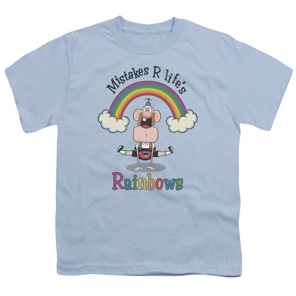UNCLE GRANDPA/LIFES RAINBOWS - S/S YOUTH 18/1 - LIGHT BLUE