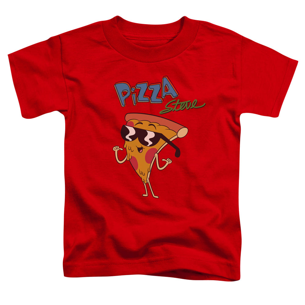 UNCLE GRANDPA/PIZZA STEVE - S/S TODDLER TEE - RED